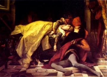 フランチェスカ・デ・リミニとパオロ・マラテスタの死 アカデミズム アレクサンドル・カバネル Oil Paintings